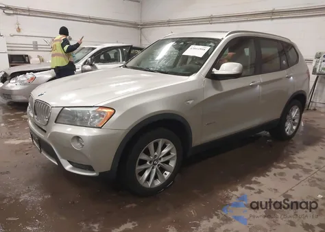 2013 BMW X3 xDrive28I из США, поврежденный, VIN 5UXWX9C54D0D05414